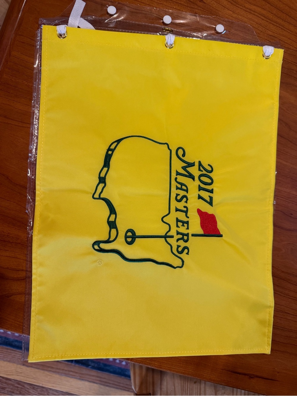 2017 Masters Yellow Golf Pin Flag